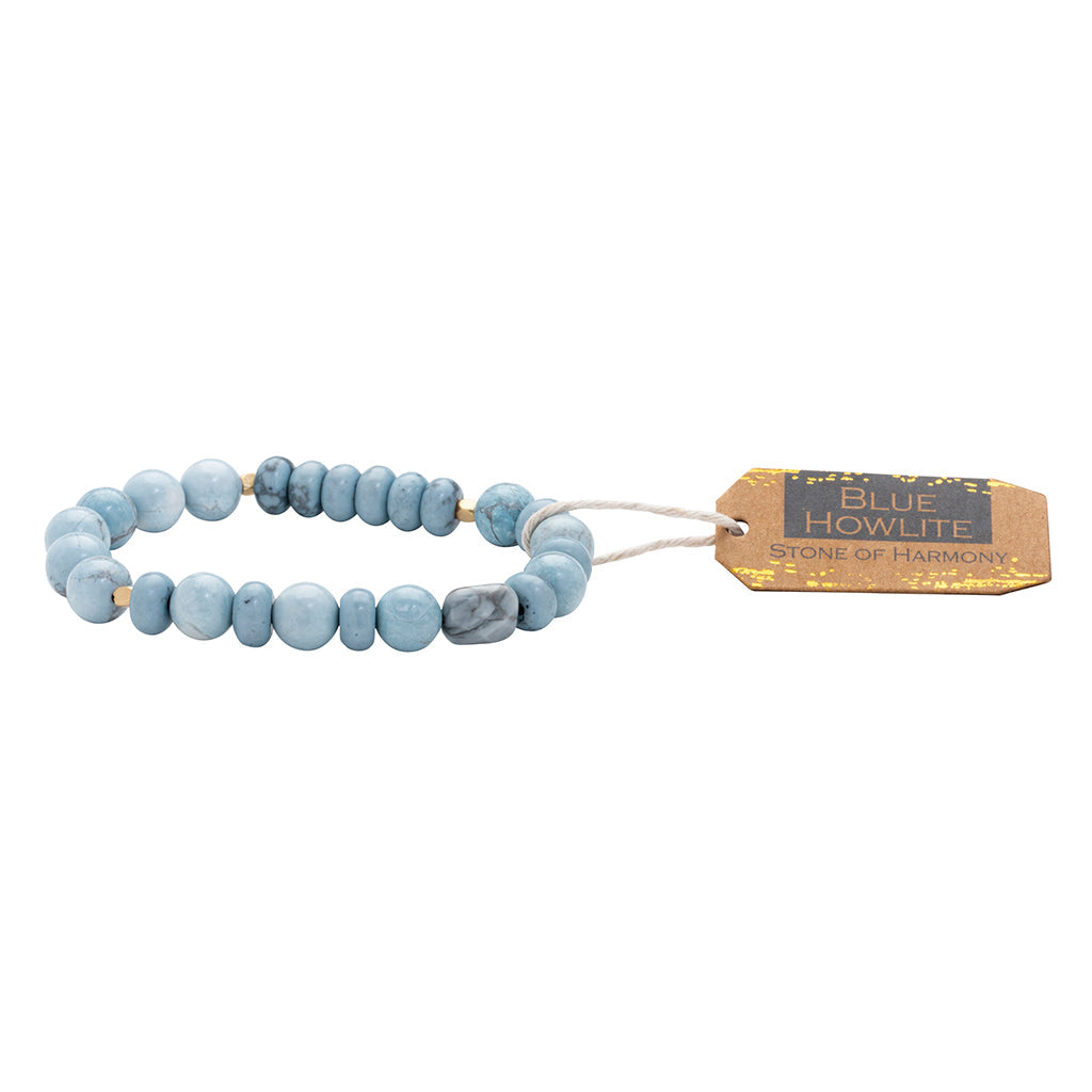 Howlite Tumbled Stone Bracelet — black market minerals