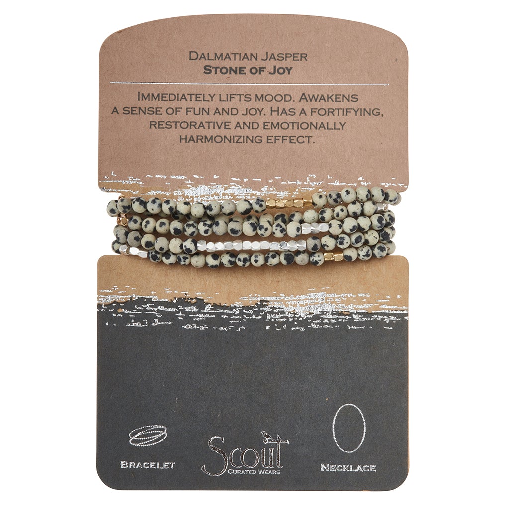 Mini Gemstone Stackers | Dalmatian Jasper Bracelet – The Austin Bracelet  Company