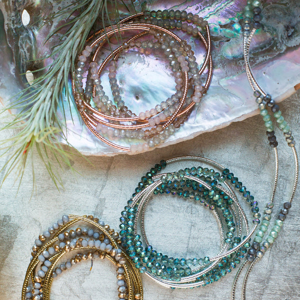 Scout Wrap : silver lining/gold