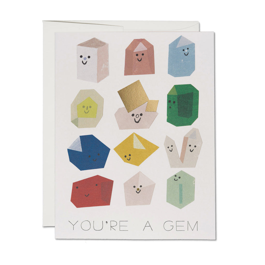 Gem Buddies Greeting Card