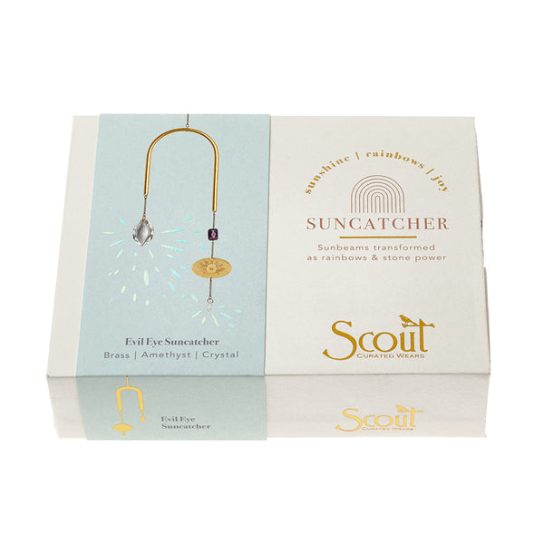 Suncatcher - Evil Eye/Amethyst