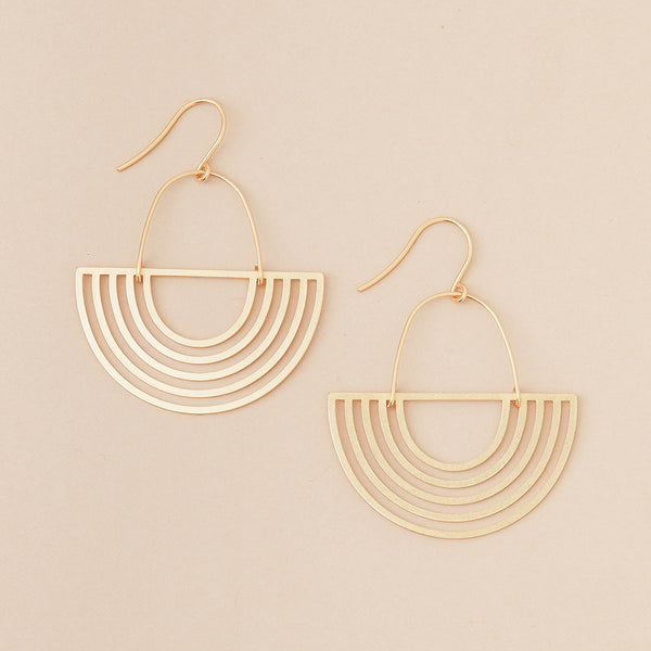 Refined Earring Collection - Solar Rays/Gold - Scout Curated Wears