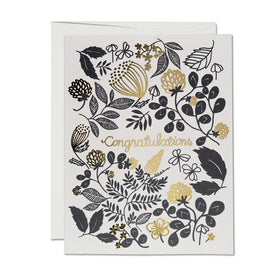 Clover Gold Greeting Card